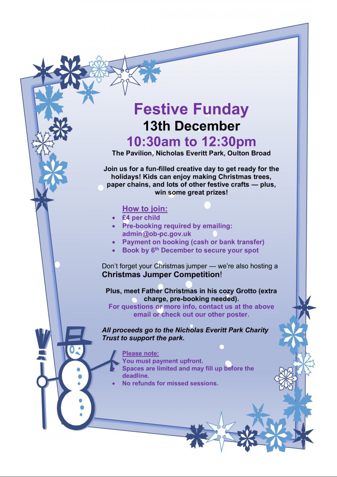 Festive Funday for Kids, 13 December | Event in Lowestoft | AllEvents