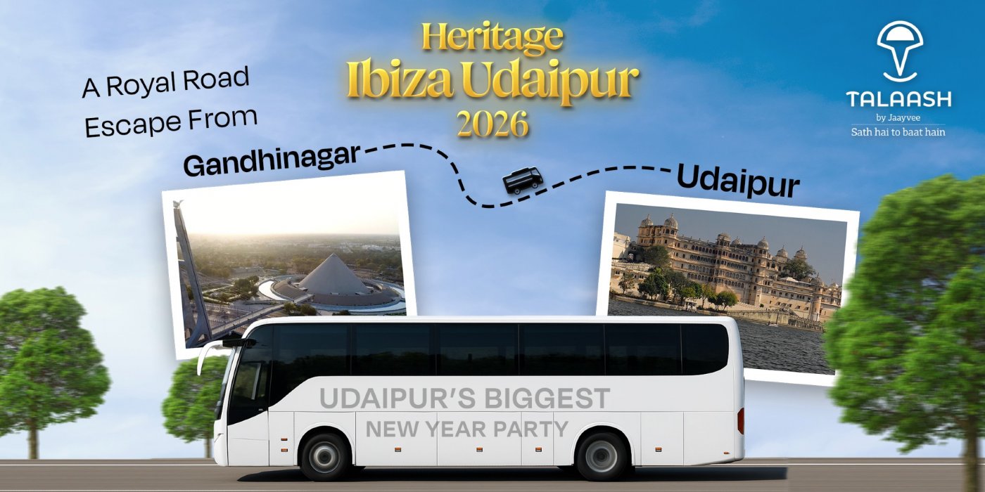 New Year Road Trip - A royal road escape from Gandhinagar, 31 December | Event in Udaipur | AllEvents