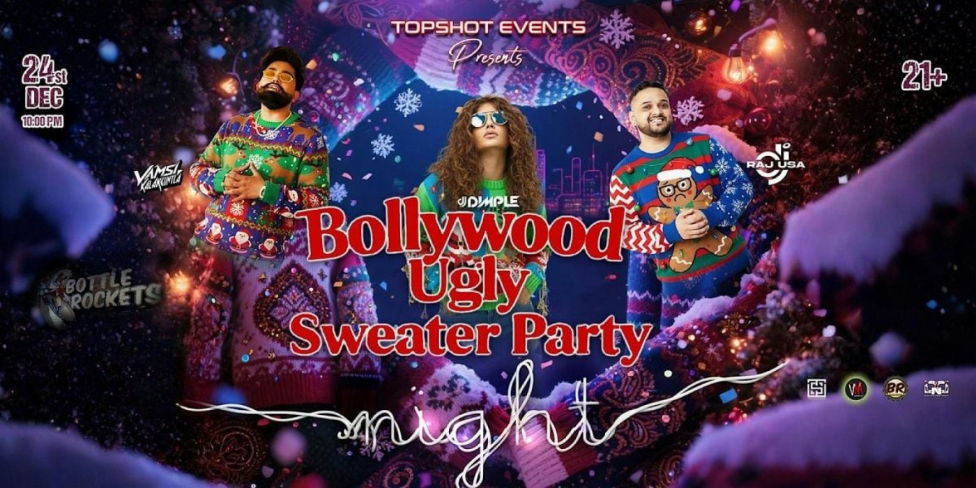 BOLLYWOOD UGLY SWEATER PARTY - WILDEST HOLIDAY PARTY OF THE YEAR!, 24 December | Event in Plano | AllEvents