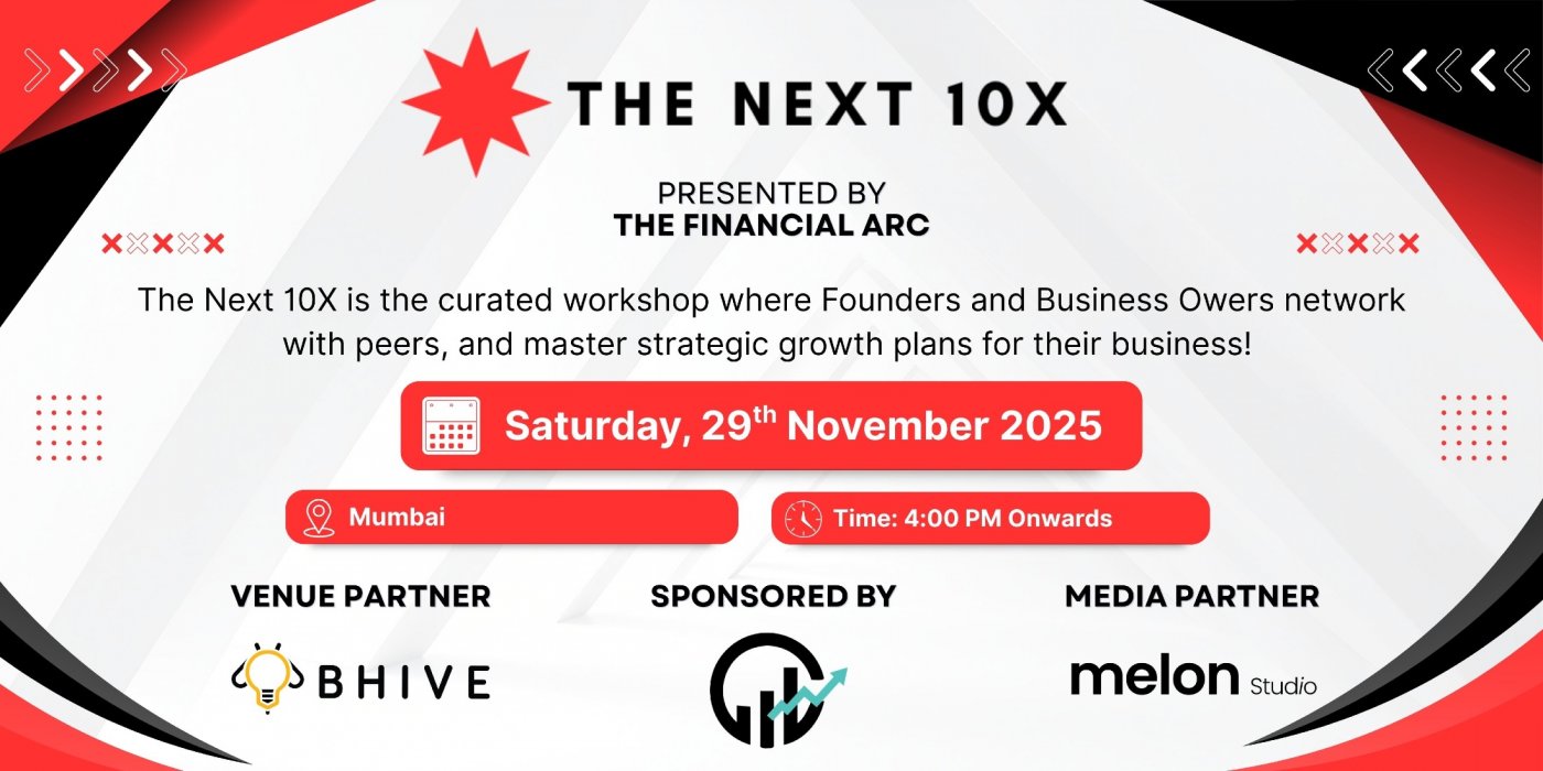 The Next 10X: Networking & Strategy Workshop for Founders and Business Owners, 29 November | Event in Mumbai