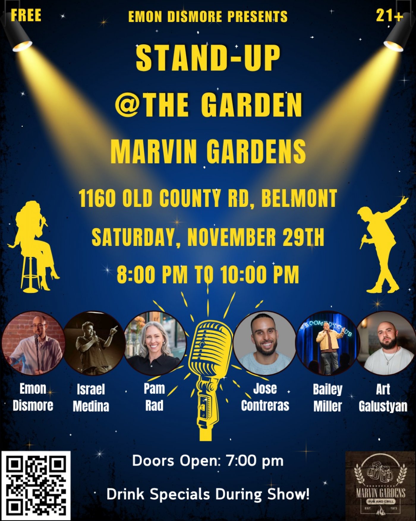 Stand-Up @The Garden, 29 November | Event in Belmont | AllEvents