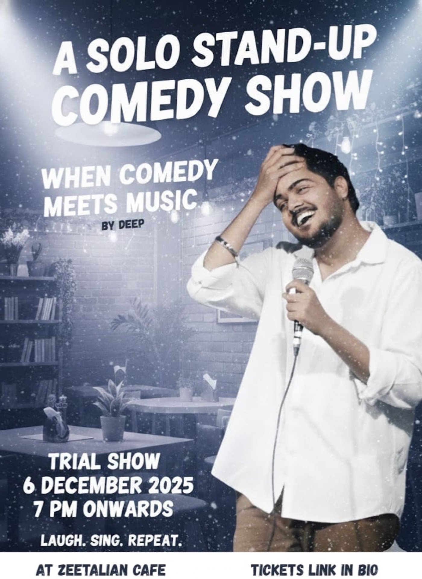 When music meets comedy trial, 6 December | Event in Vadodara | AllEvents