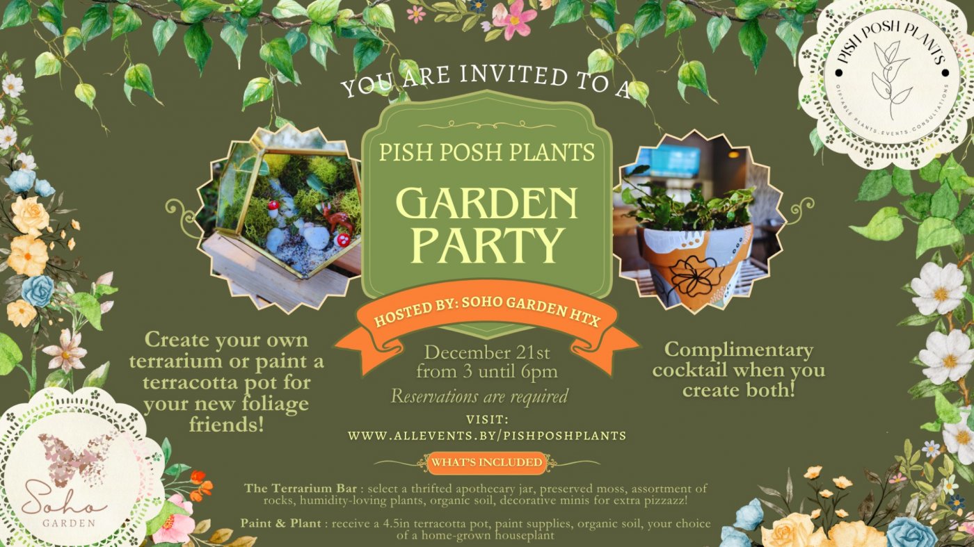 Holiday Garden Party!