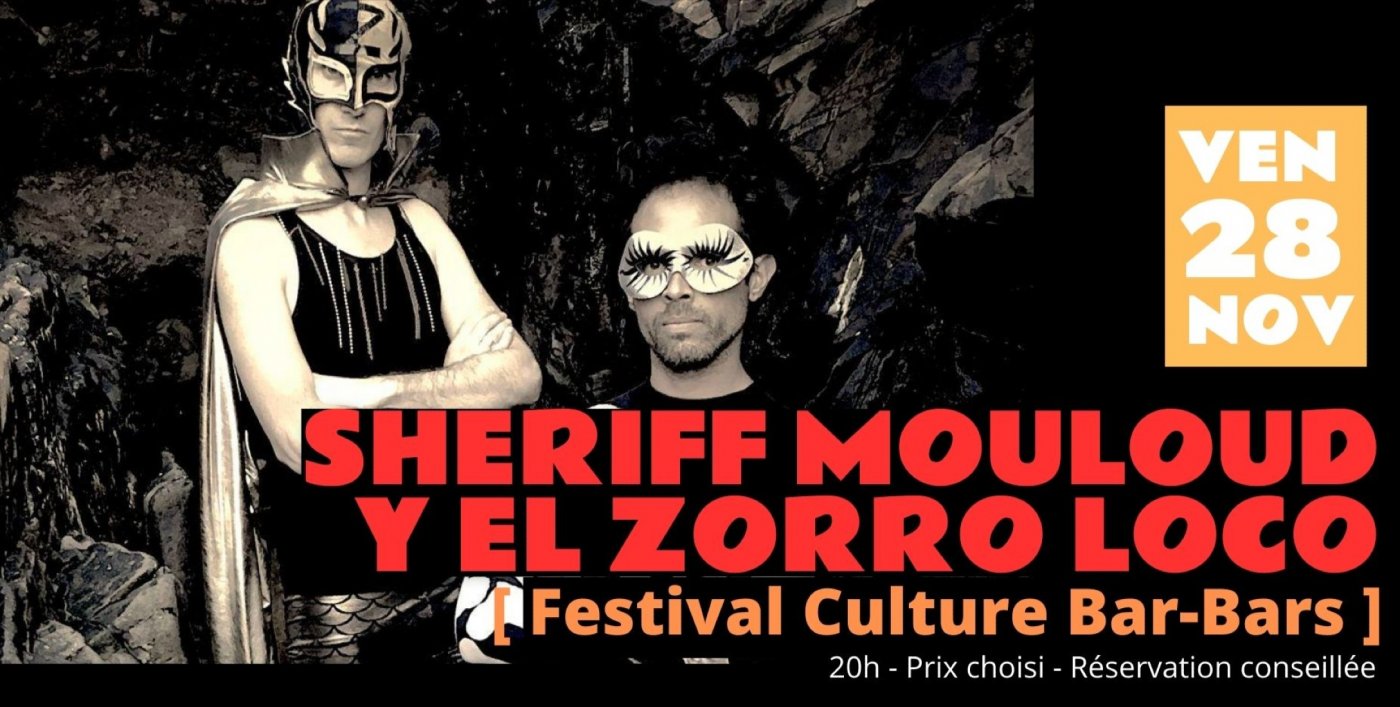 Shériff Mouloud y el Zorro Loco, 25 November | Event in Angouleme | AllEvents