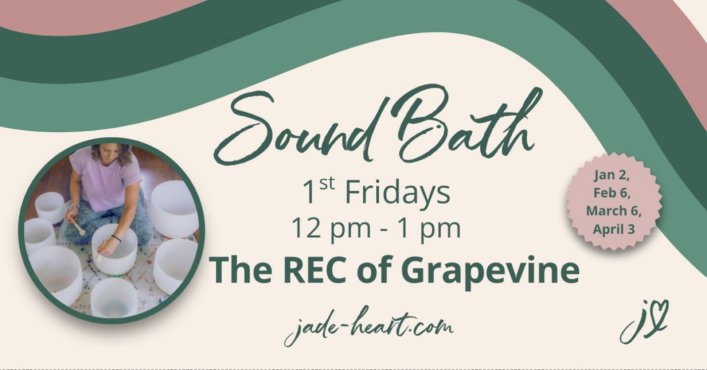 Jade Heart Sound Bath, 2 January | Event in Grapevine | AllEvents