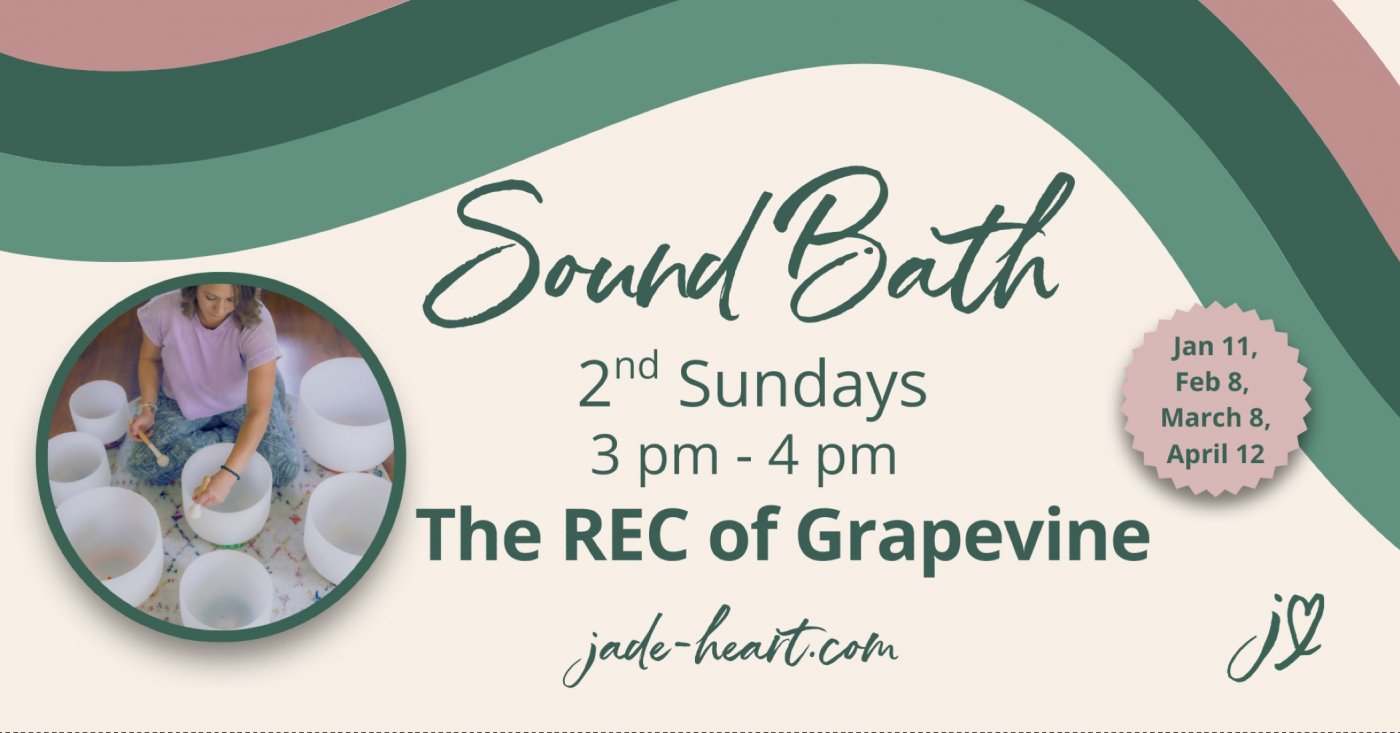 Jade Heart Sound Bath, 11 January | Event in Grapevine | AllEvents