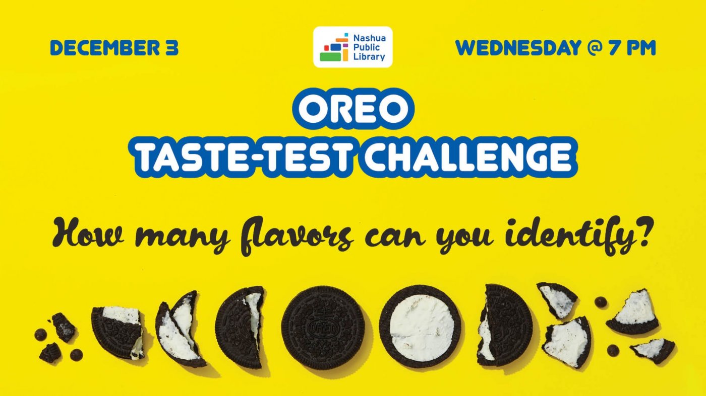 Oreo Taste-Test Challenge, 3 December | Event in Nashua | AllEvents