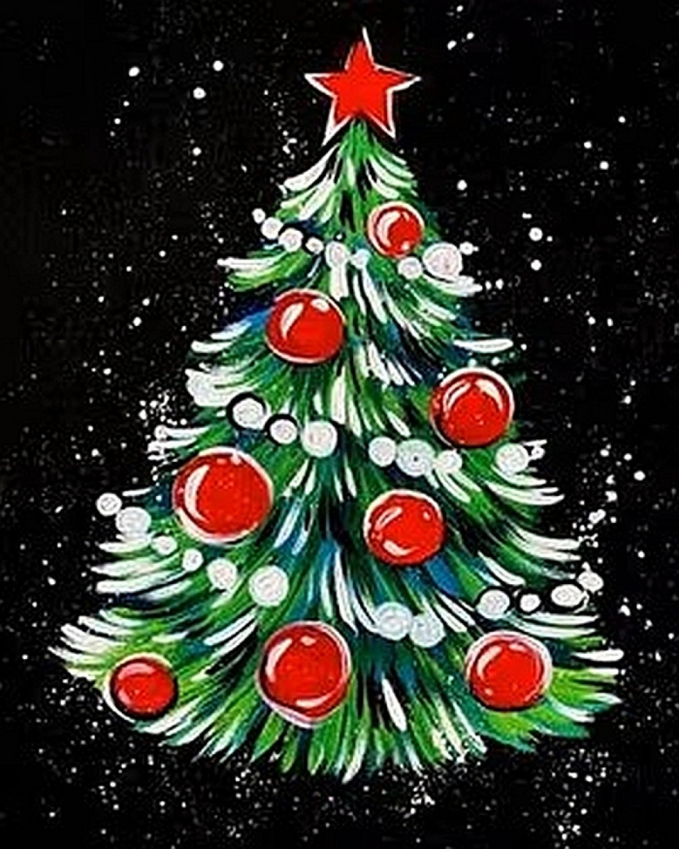 Paint Nite - Fun & Easy Christmas Tree at Golden Fox Brewing, 7 December | Event in Decatur | AllEvents