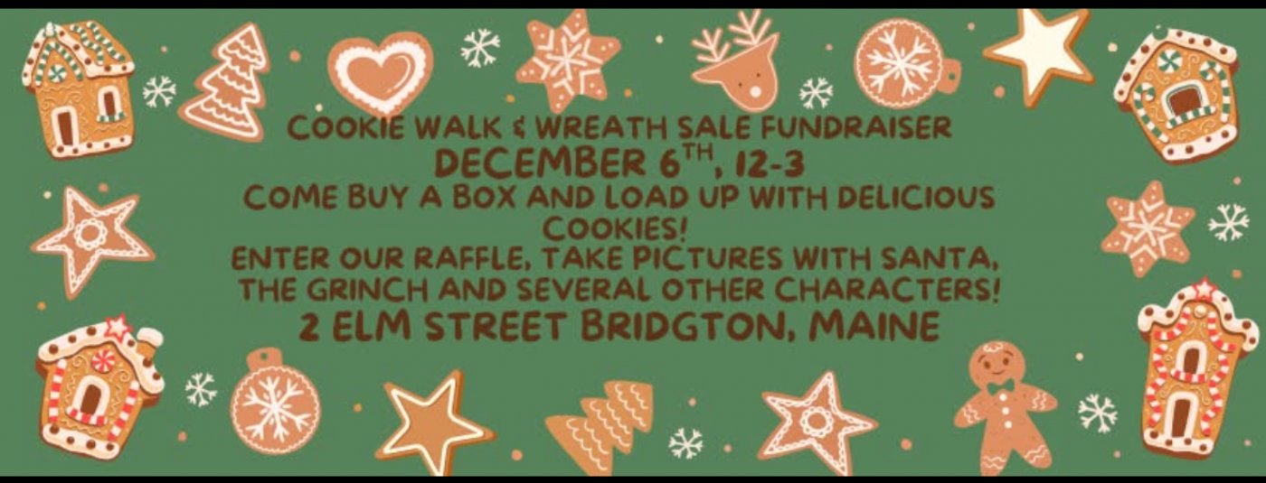 2nd Annual Cookie Walk and Wreath Sale , 6 December | Event in Bridgton | AllEvents