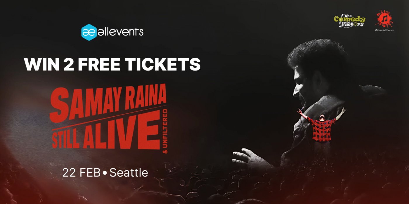 Samay Raina "Still Alive" - Seattle (Win 2 Free Tickets), 22 February | Event in Seattle | AllEvents