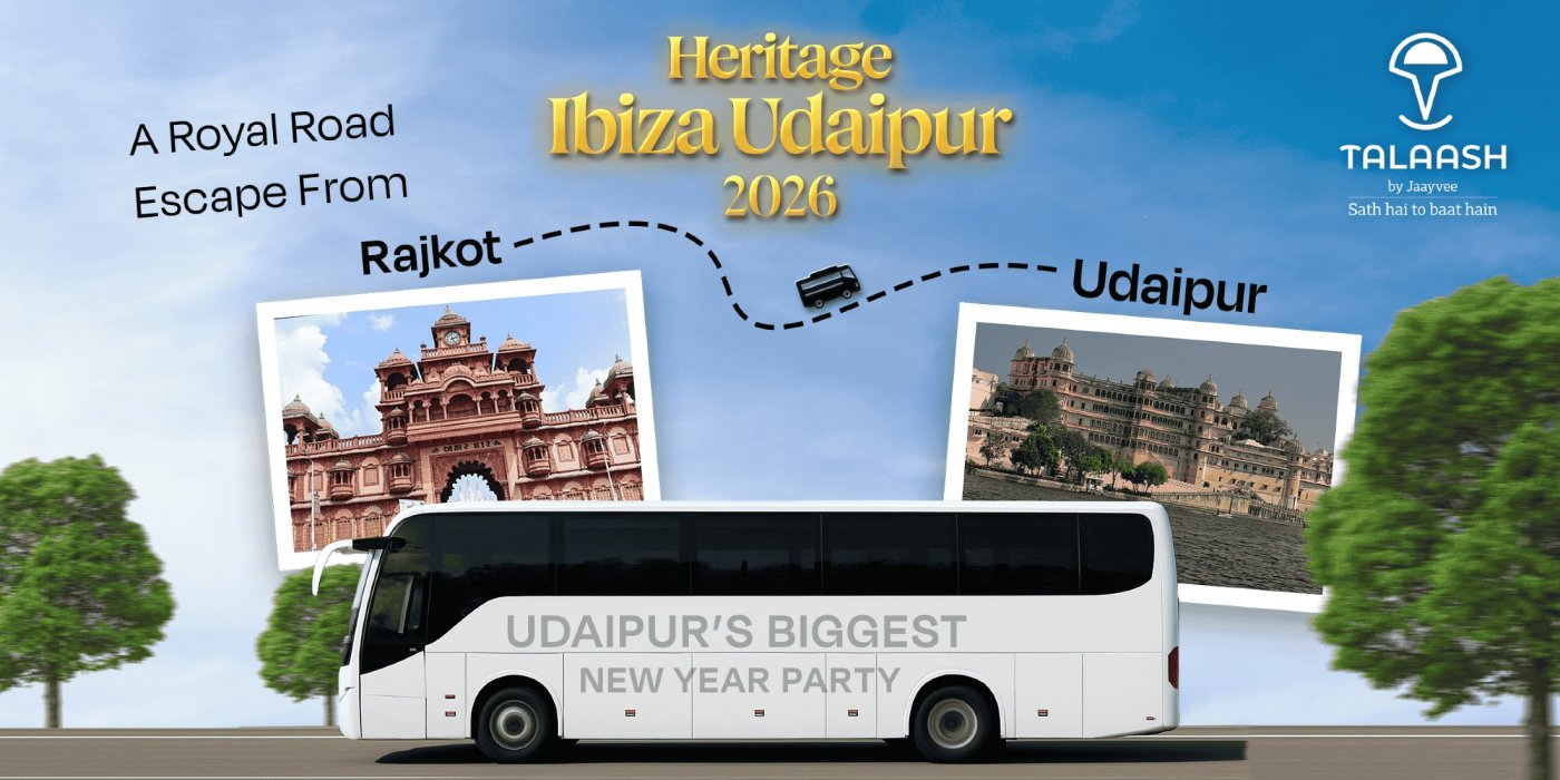 New Year Road Trip - A Royal Road Escape from Rajkot , 31 December | Event in Udaipur | AllEvents