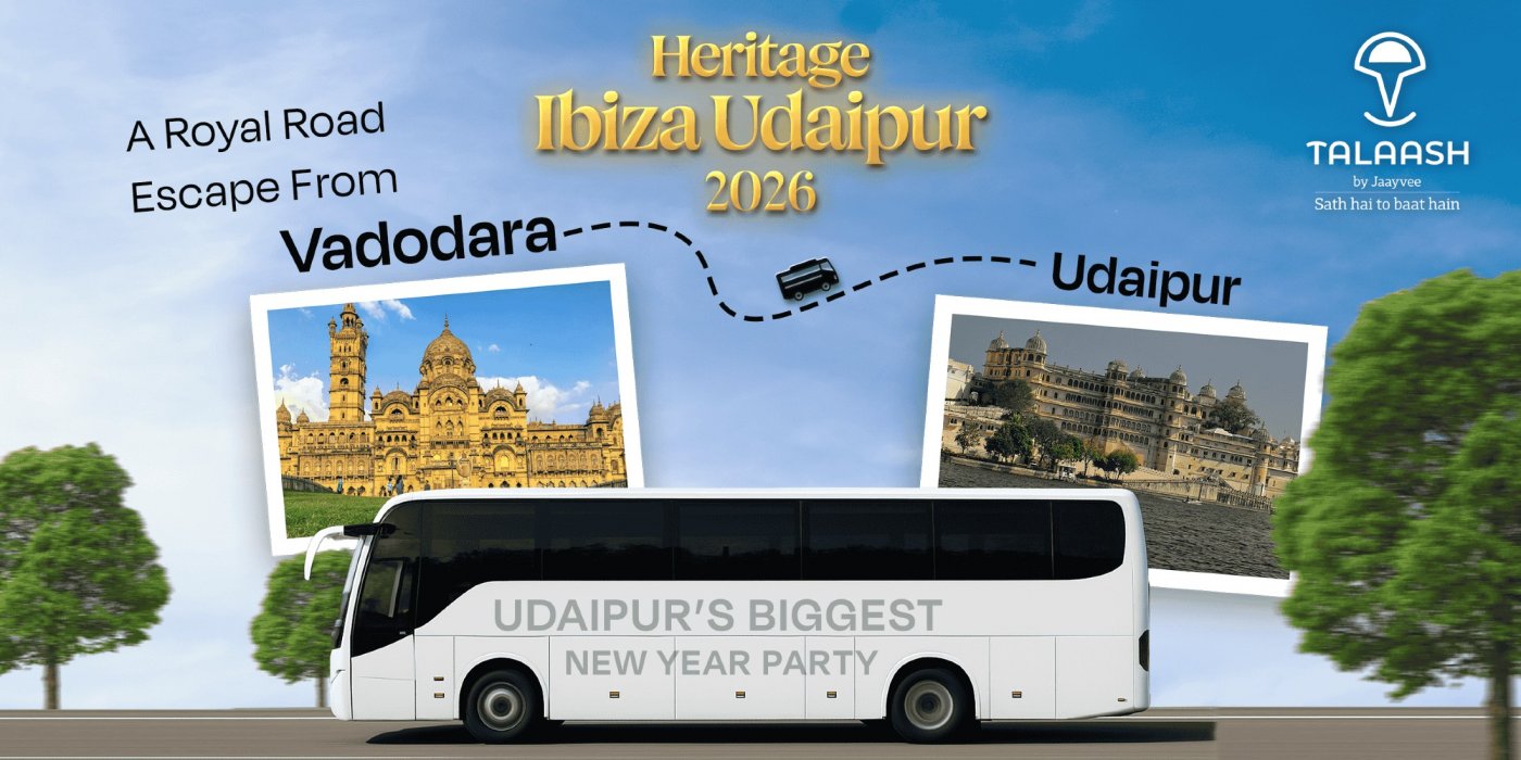 New Year Road Trip - A Royal Road Trip from Vadodra, 31 December | Event in Udaipur | AllEvents