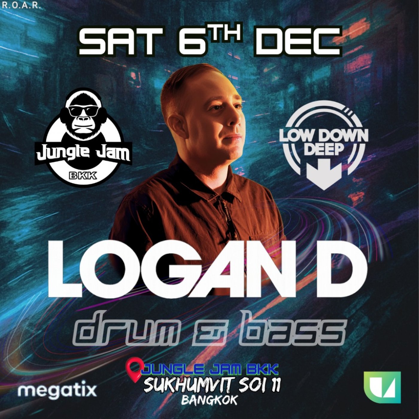 Jungle Jam BKK presents Logan D (Drum and Bass), 6 December | Event in Nana Plaza | AllEvents
