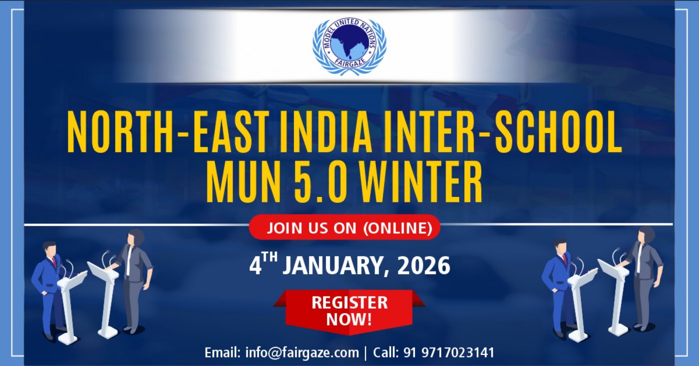 North, East & Northeast India Inter-School Model United Nations 5.0 – Winter Edition, 4 January | AllEvents