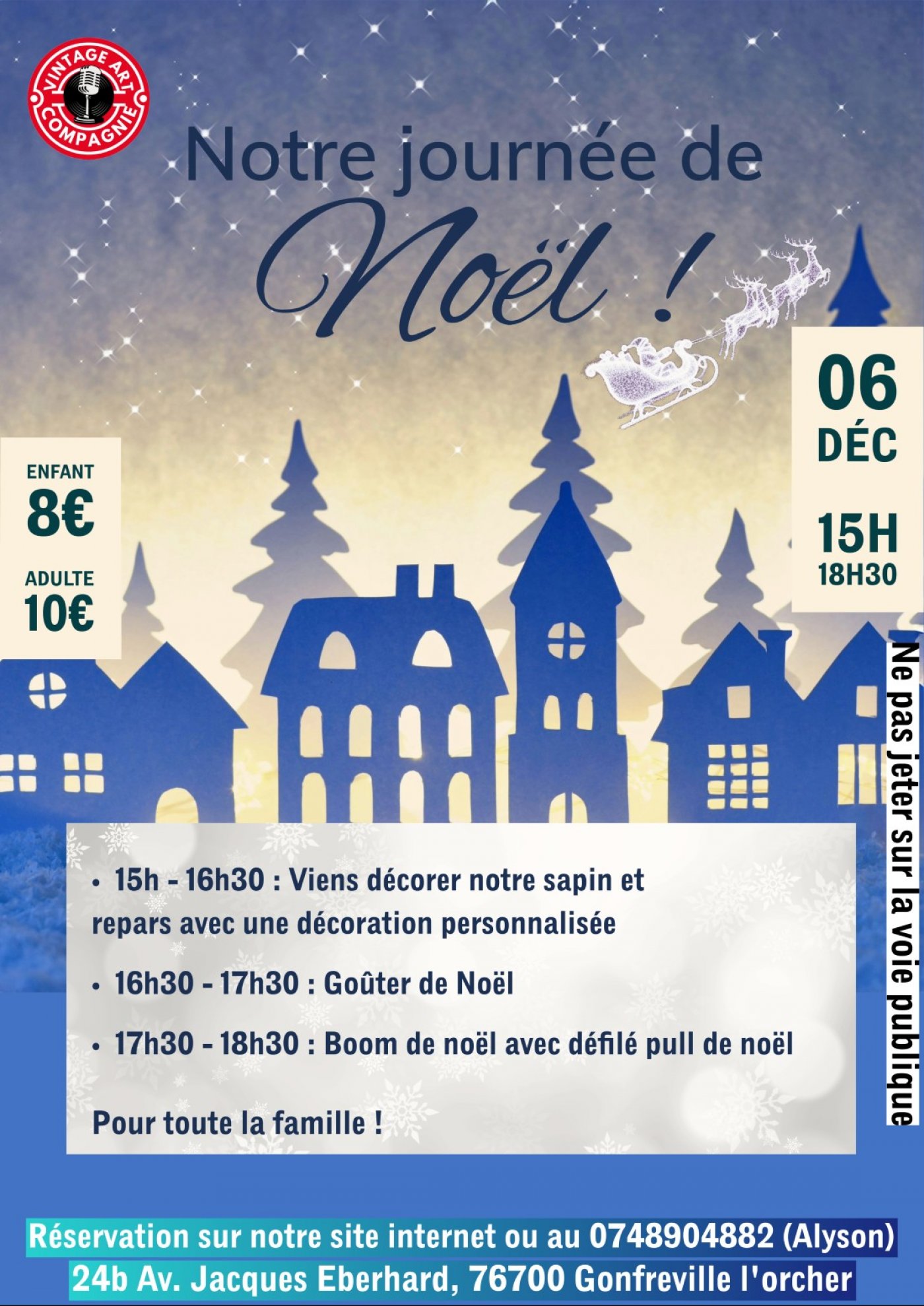 Journée de noël ! Pour toute la famille, 6 December | Event in Le Havre | AllEvents