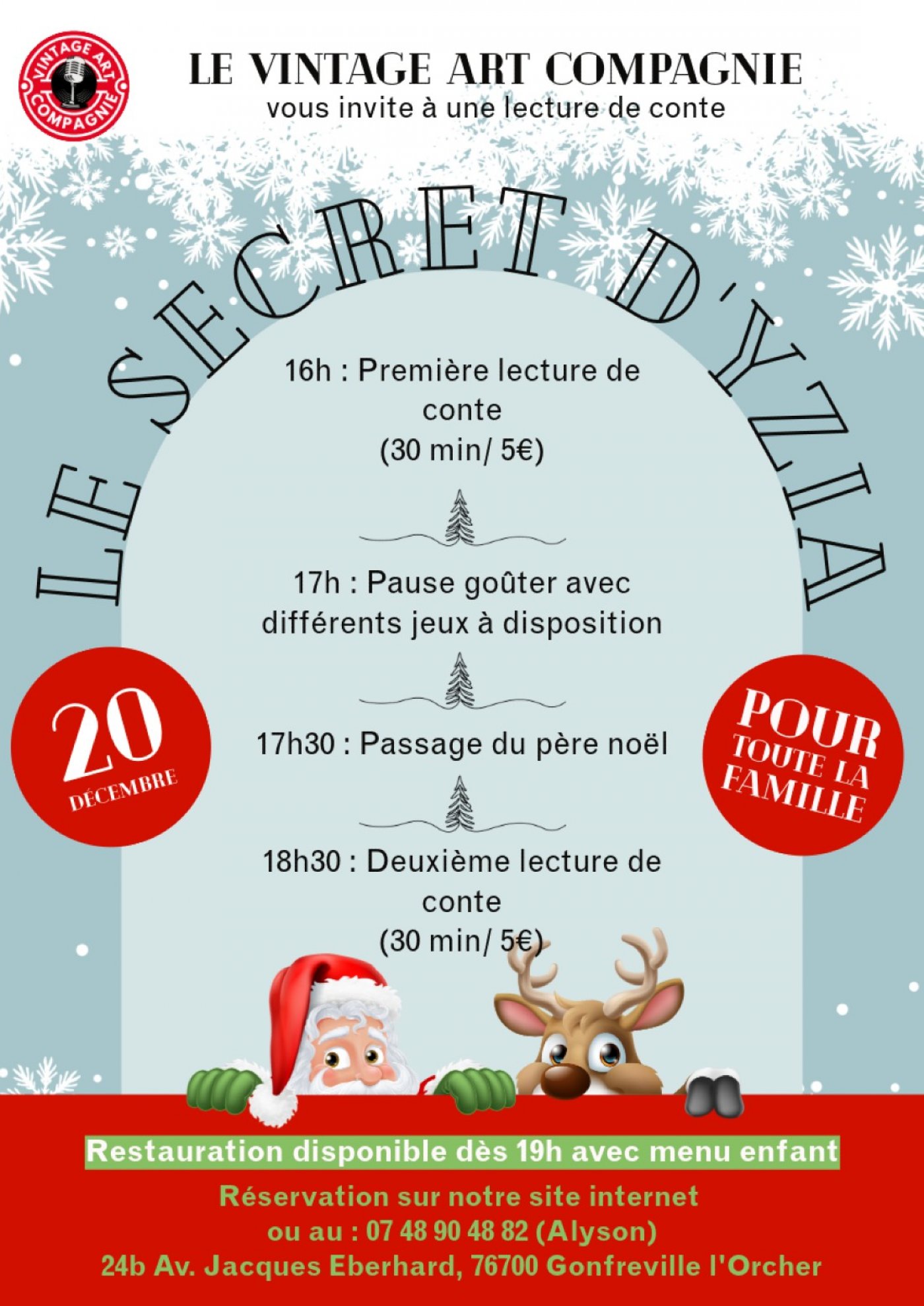 Lecture de conte !, 20 December | Event in Le Havre | AllEvents