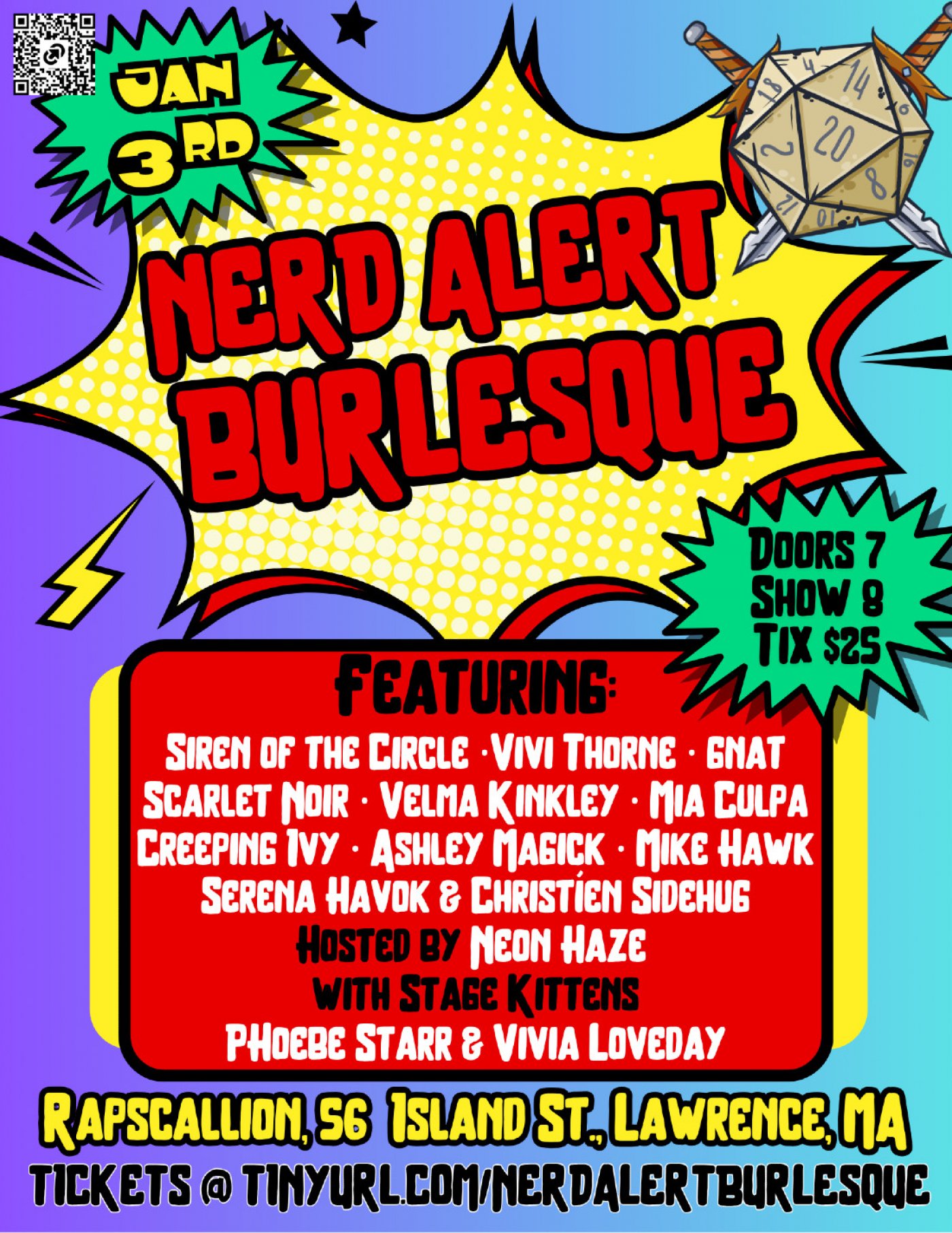Nerd Alert Burlesque, 3 January | Event in Lawrence | AllEvents