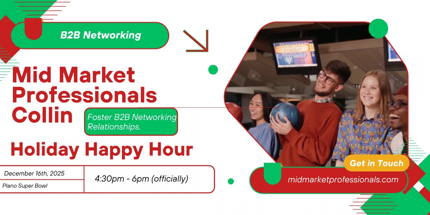 Mid Market Professionals Collin - Holiday Happy Hour!, 16 December | Event in Plano | AllEvents