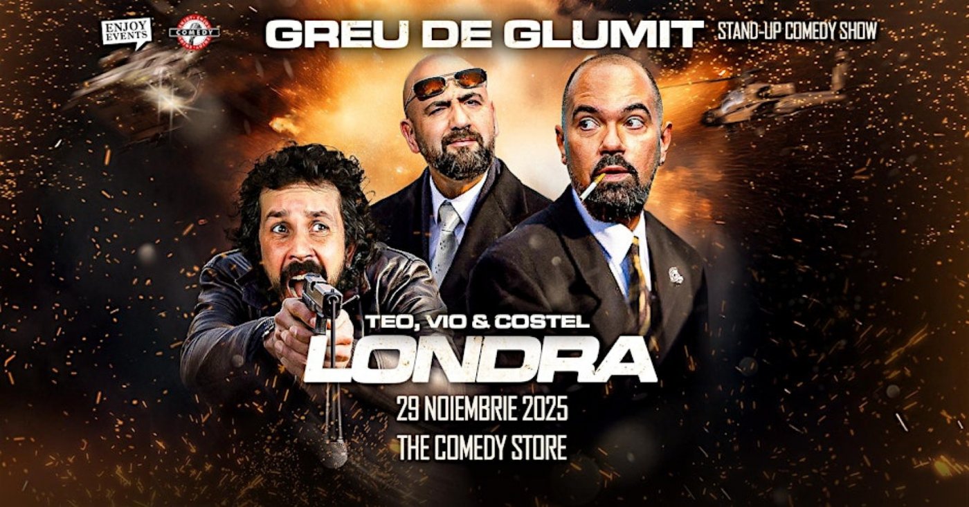 SOLD OUT | TEO, VIO & COSTEL | LONDRA | STAND-UP COMEDY SHOW | 29.11.2025 | Event in London | AllEvents