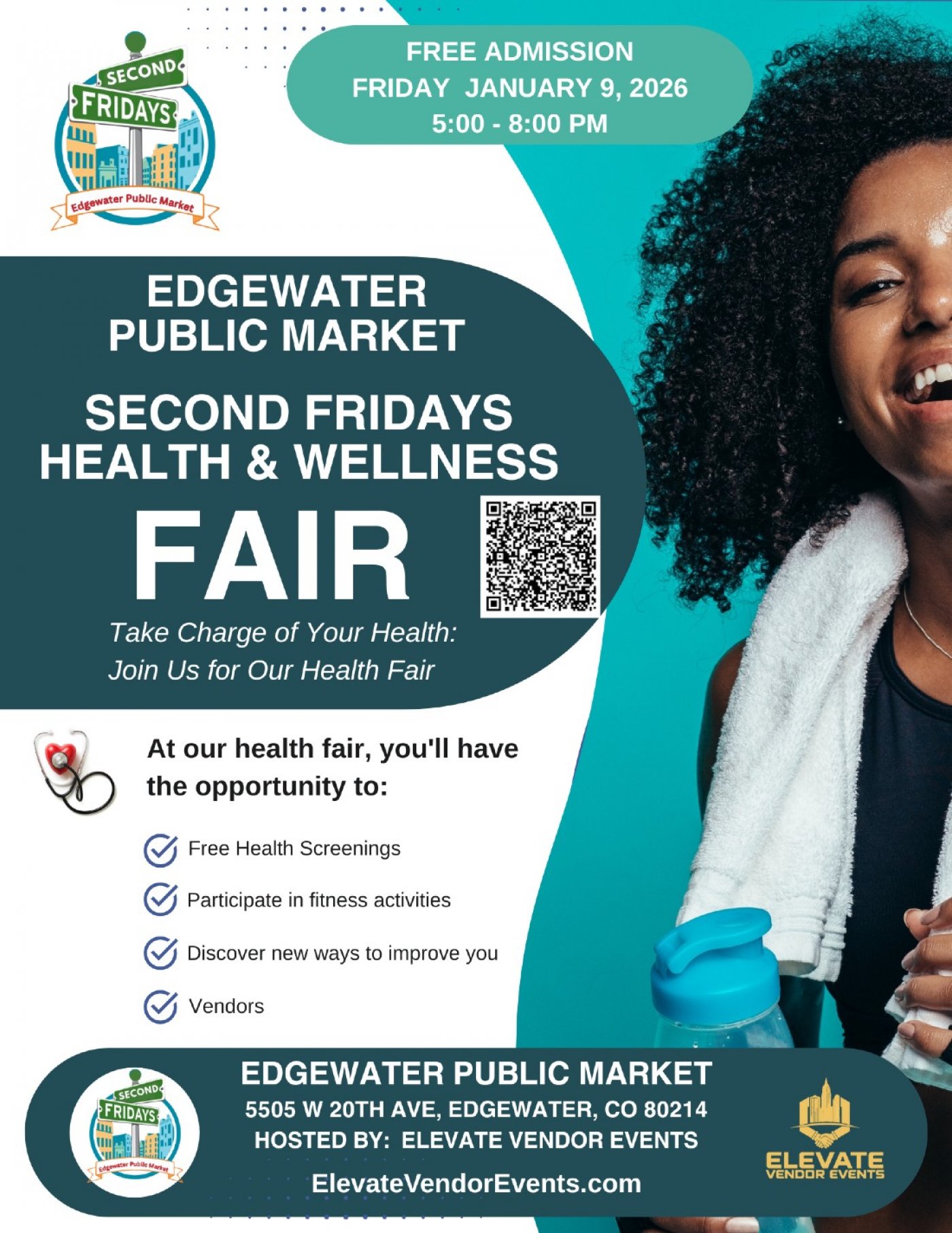 Edgewater Public Market – Second Fridays Health & Wellness Fair, 9 January | Event in Edgewater | AllEvents