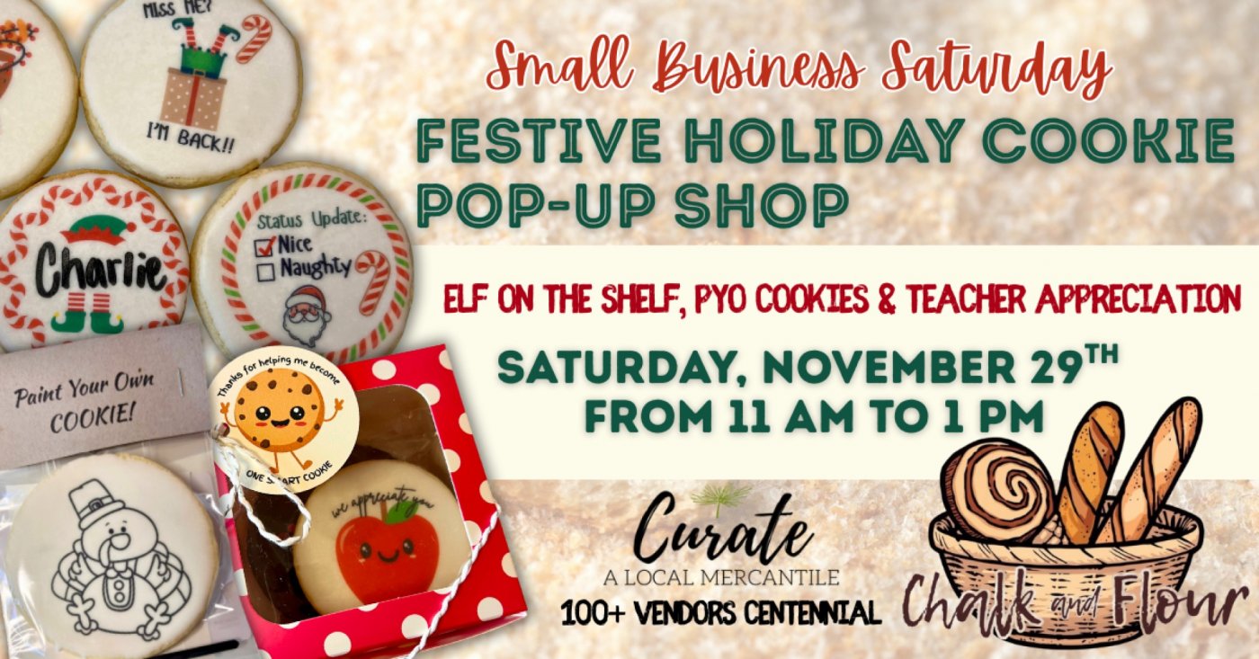 Holiday Cookie Pop Up with Chalk and Flour, 29 November | Event in Centennial | AllEvents