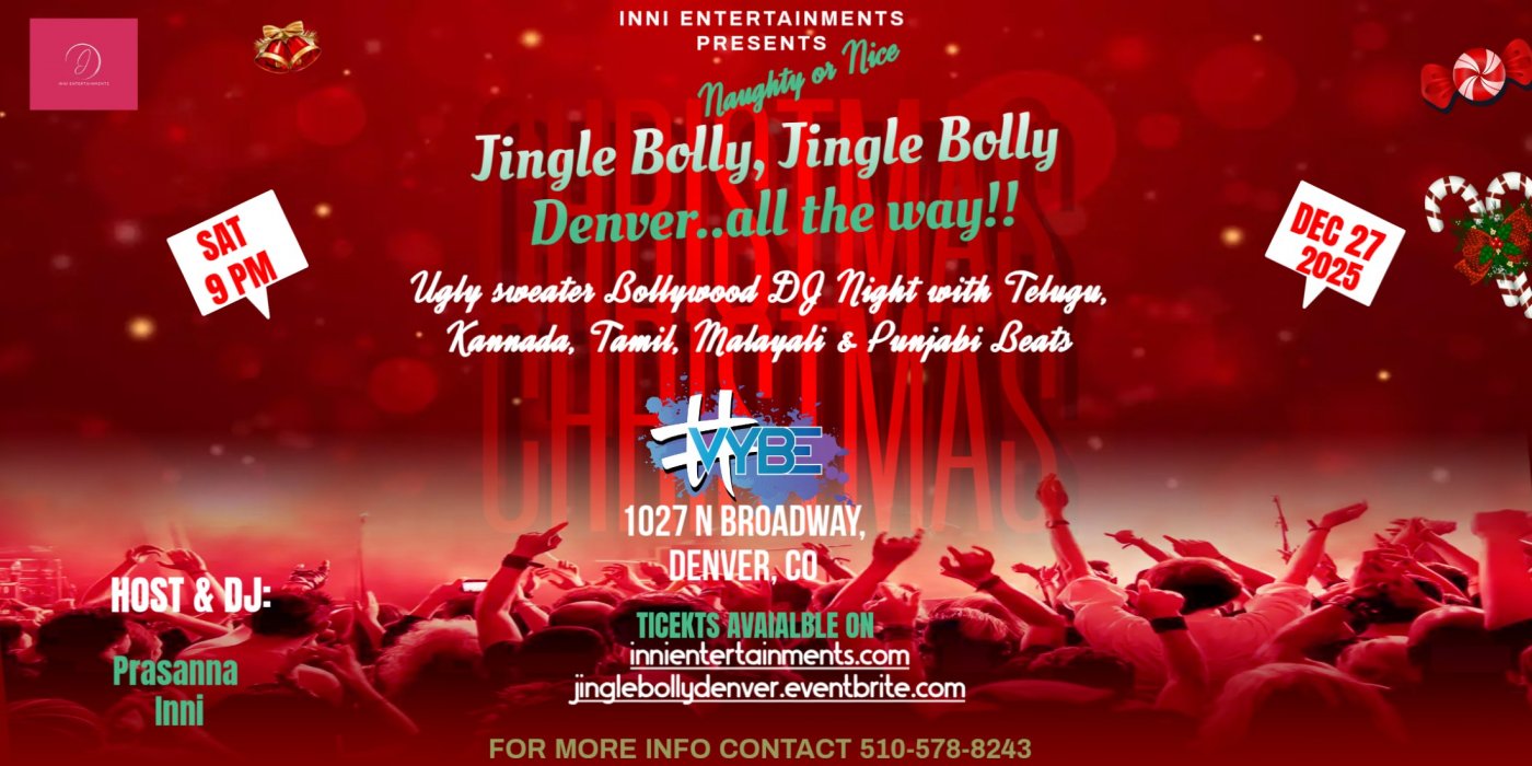 Jingle Bolly, Jingle Tolly, Denver all the way!, 27 December | Event in Denver | AllEvents