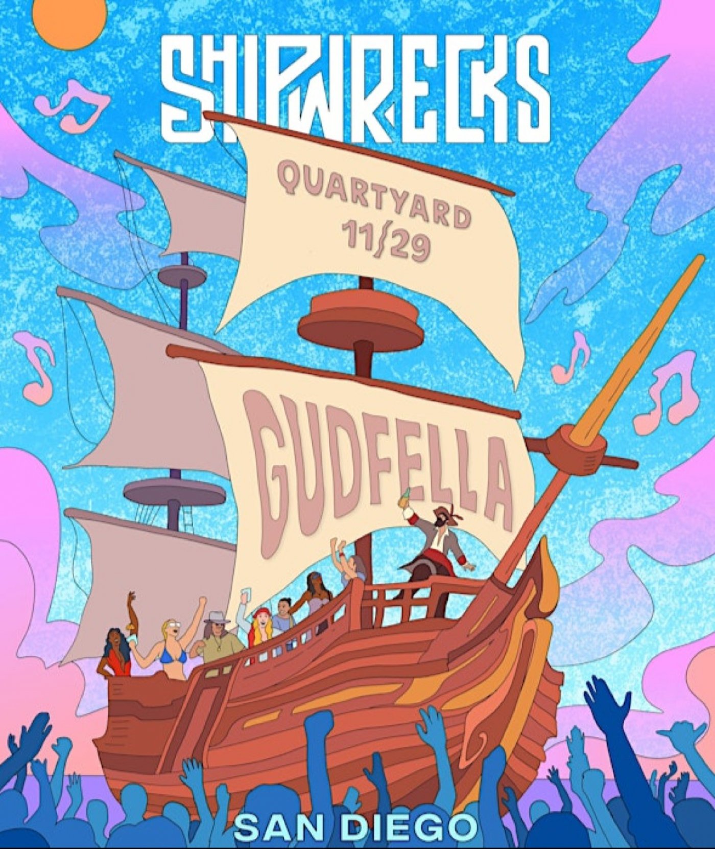 Shipwrecks Music Fest ft Gudfella, 29 November | Event in San Diego | AllEvents