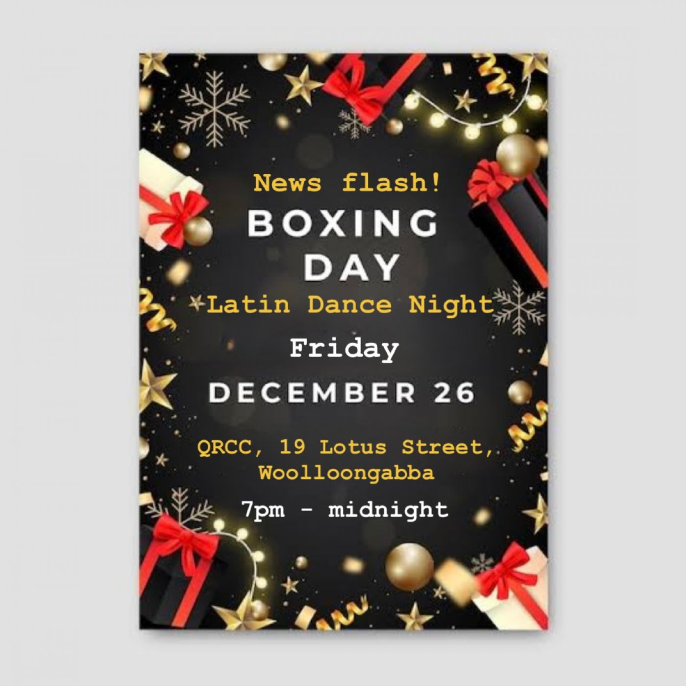 Club 50/50 Bcxing Day Latin Dance Night - Salsa/Bachata Zouk/Kizomba, 26 December | Event in Woolloongabba