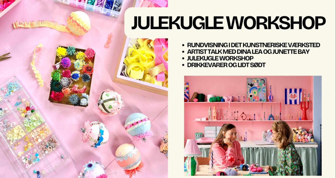 Julekugleworkshop i kunstneriske rammer, 4 December | Event in Vejle | AllEvents