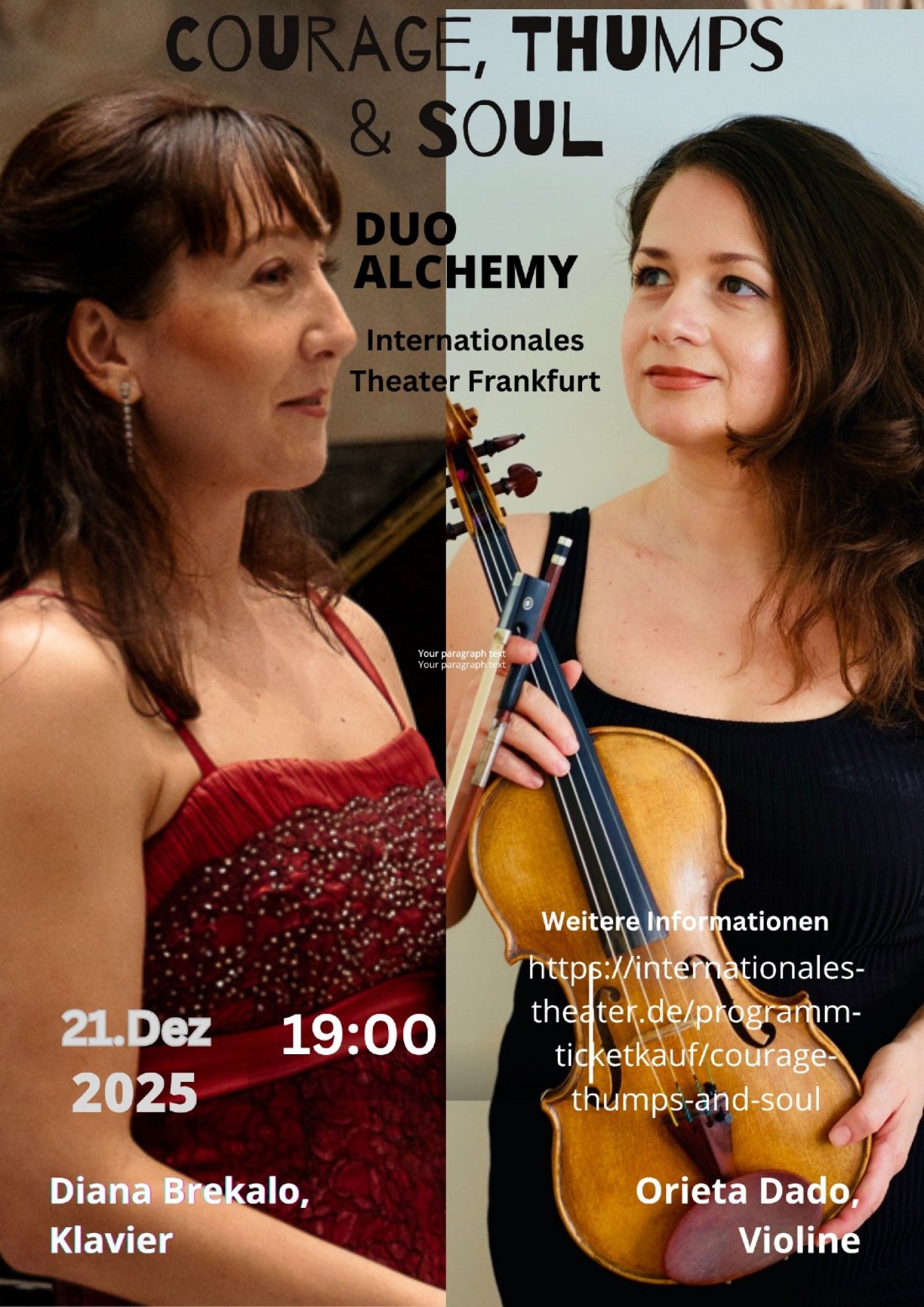 Courage, Thumps, and Soul: an emotional journey from Spain to the Balkans, 21 December | Event in Frankfurt