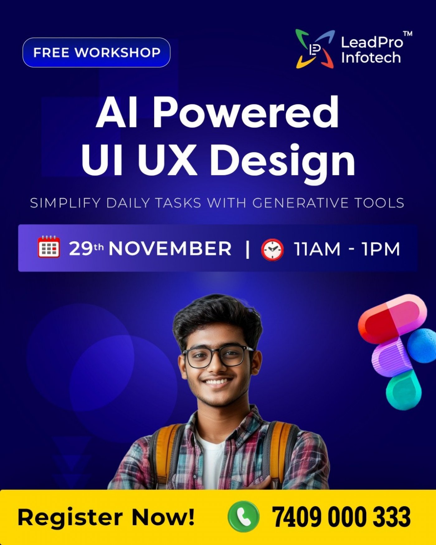 UI UX Free Workshop With AI, 29 November | Event in Coimbatore | AllEvents