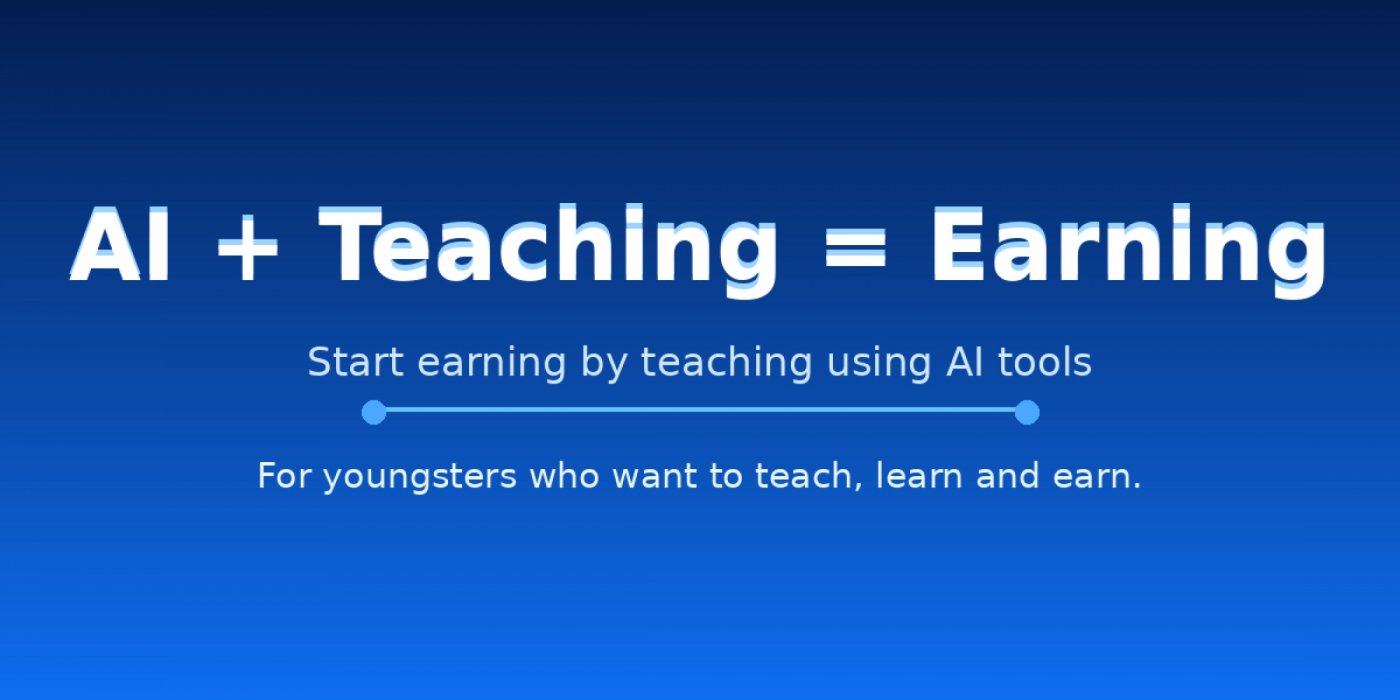 AI + Teaching=Earning, 29 November | Event in Ahmedabad | AllEvents