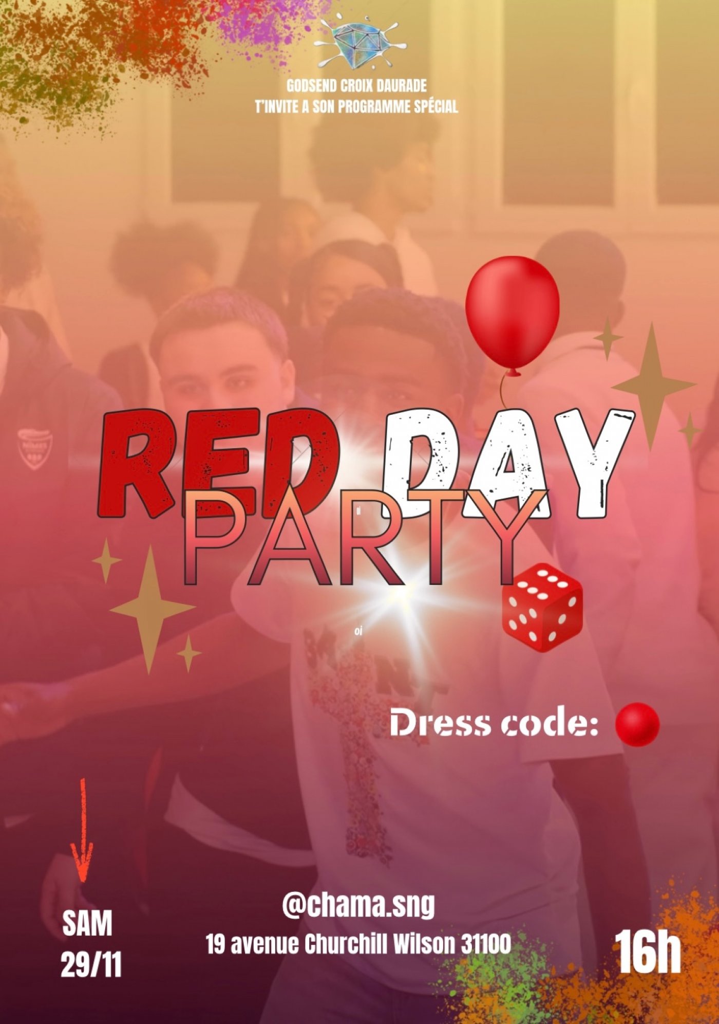 RED DAY PARTY, 27 November | Event in Toulouse | AllEvents