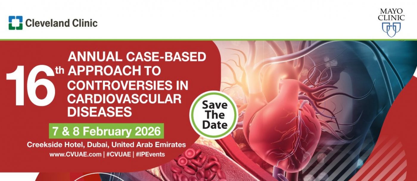 The 16th Annual Case-Based Approach to Controversies in Cardiovascular Diseases, 7 February | Event in Dubai