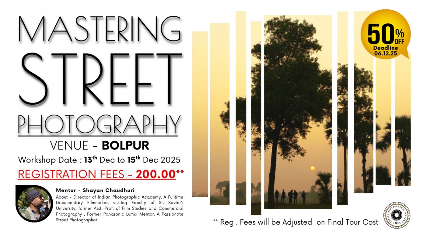 MASTERING   STREET  PHOTOGRAPHY - BOLPUR, 13 December | Event in Bolpur | AllEvents