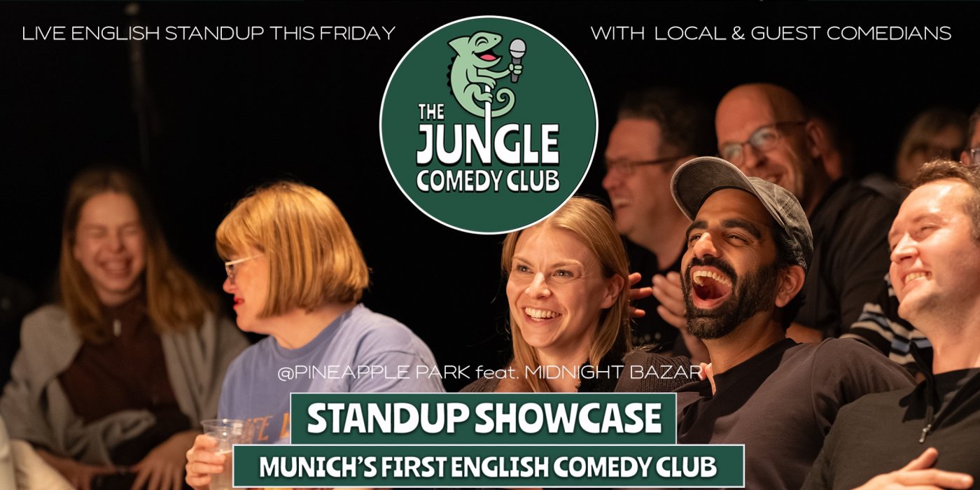 Jungle Comedy Showcase: Live English Standup, 19 December | Event in Munich | AllEvents
