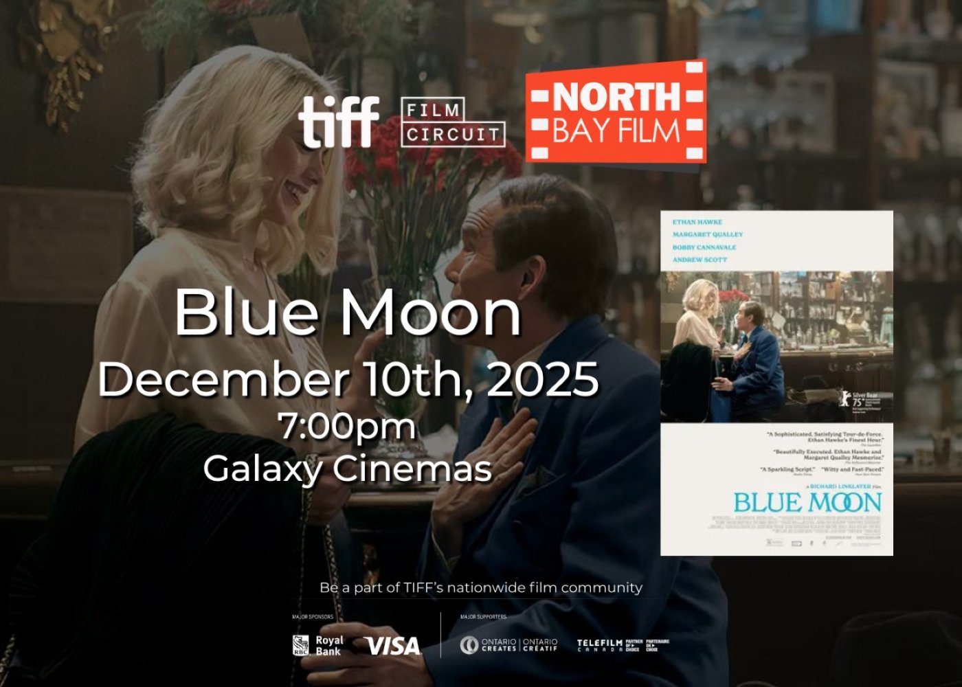 North Bay Film Presents: Blue Moon, 10 December | Event in North Bay | AllEvents