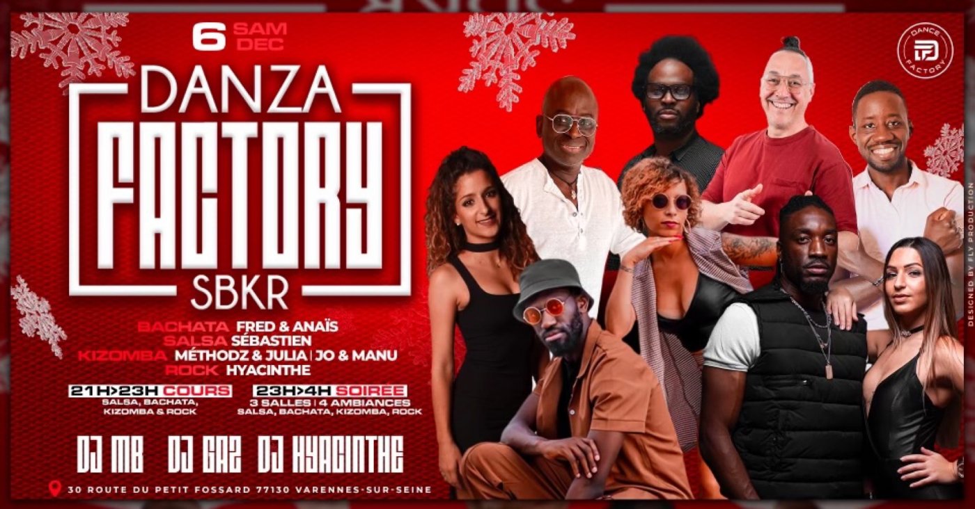 Soirée SBKR Danza Factory, 6 December | Event in Montereau | AllEvents