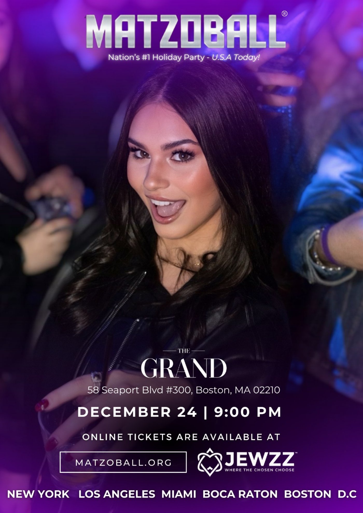 MATZOBALL® BOSTON XMAS EVE ages 21-49 December 24, 2025