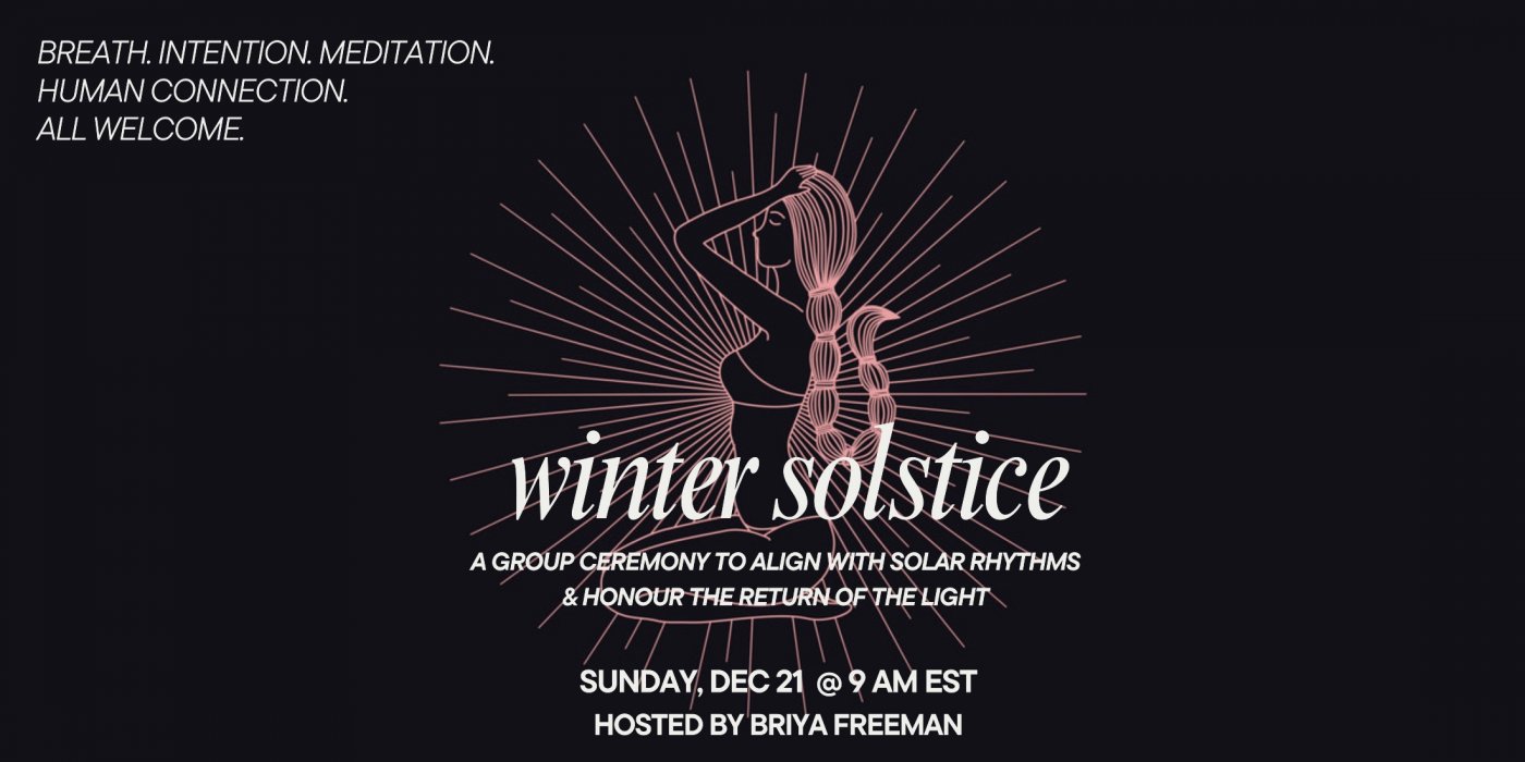Winter Solstice Breathwork & Meditation Ceremony, 21 December | Online Event | AllEvents