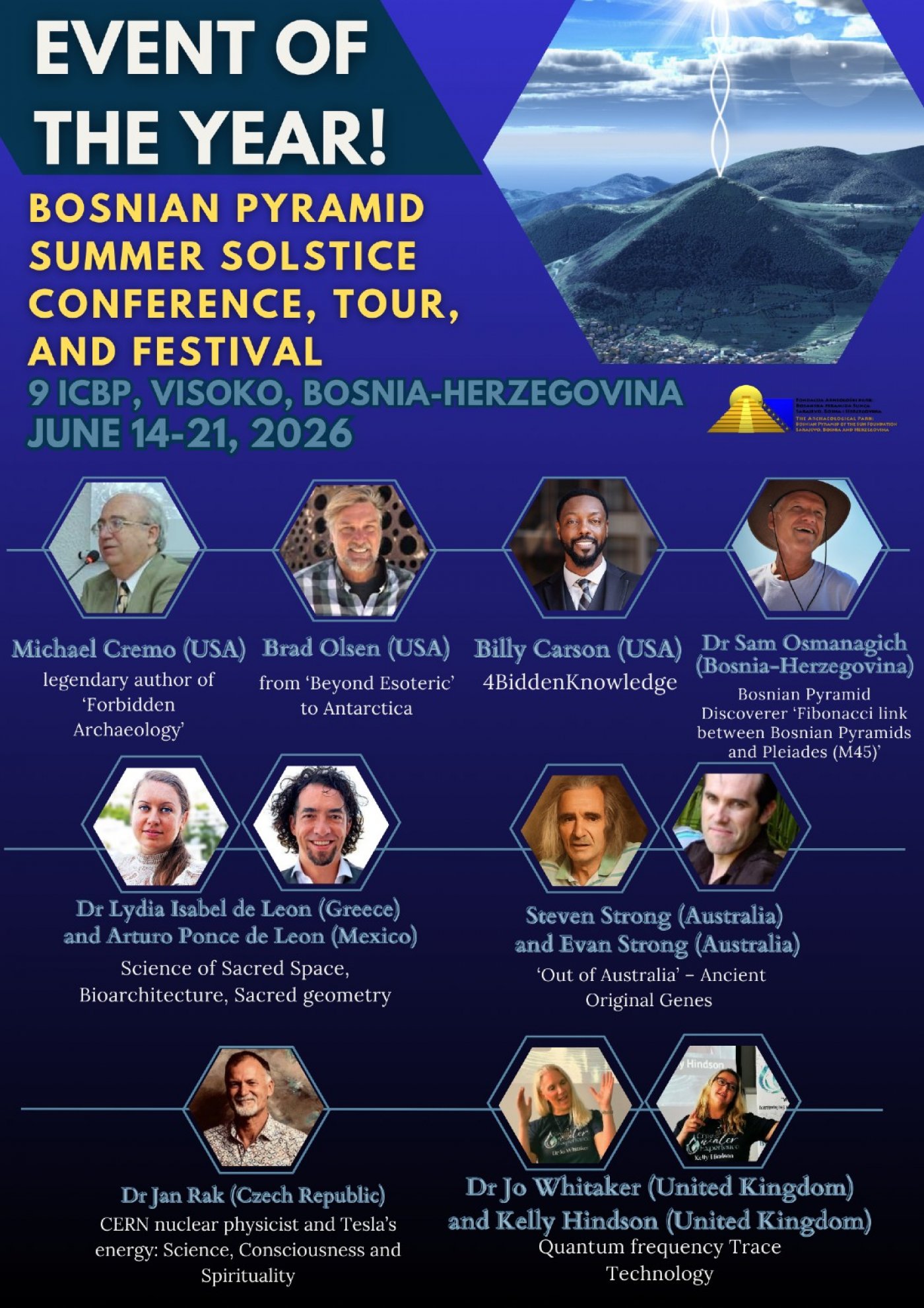 Bosnian Pyramid Summer Solstice Conference, Tour and Festival, 14 June | Event in Zenica | AllEvents