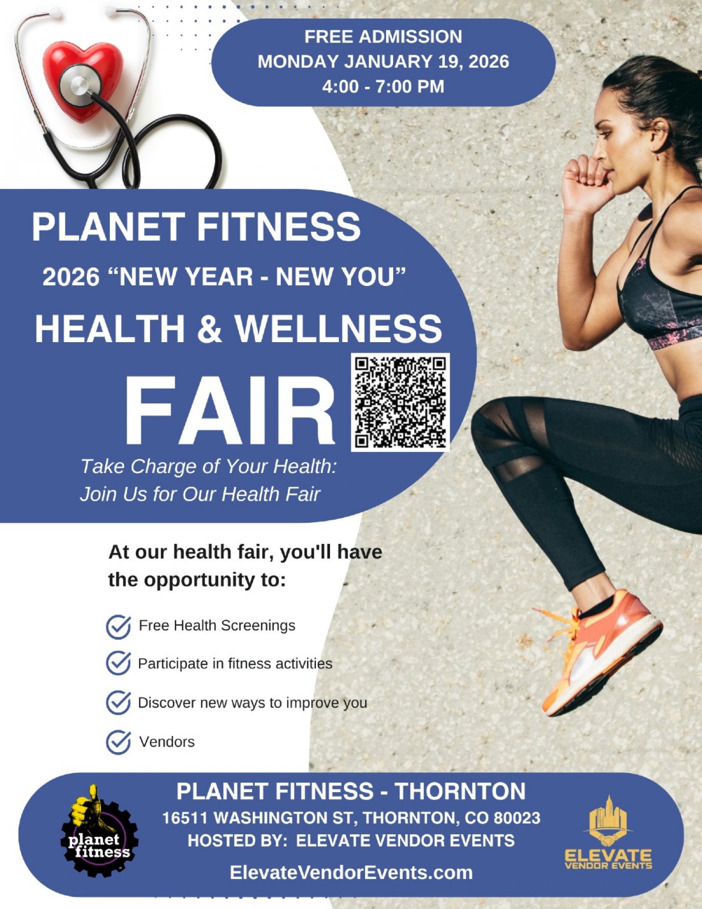 Planet Fitness “New Year – New You” Health & Wellness Fair, 19 January | Event in Thornton | AllEvents