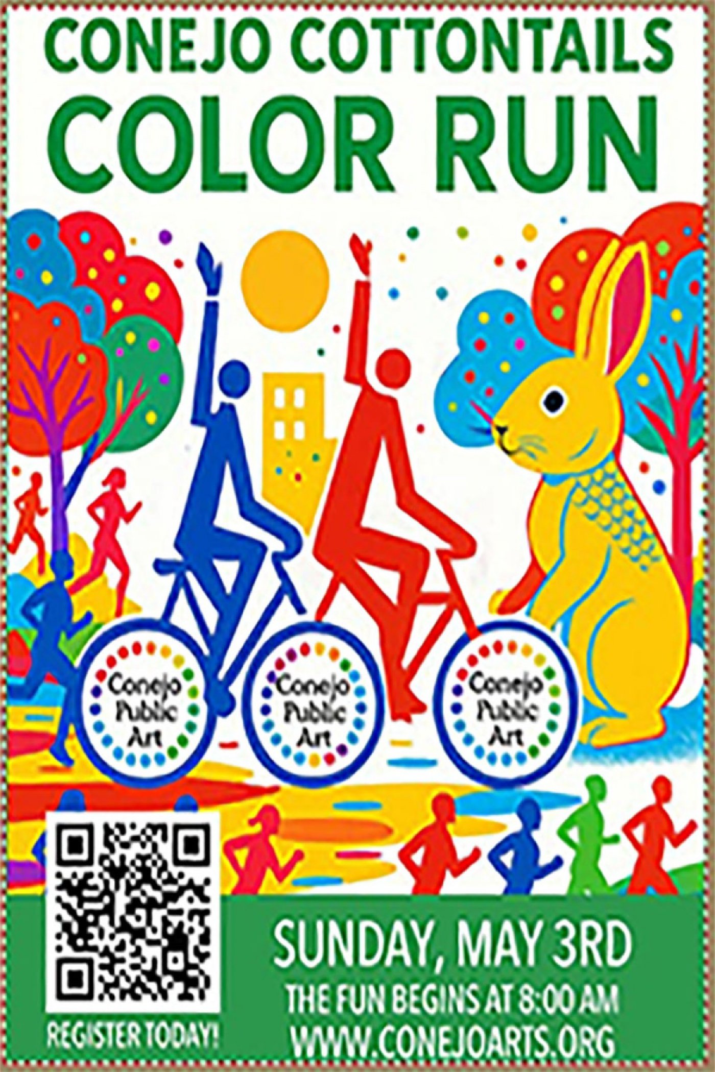 5K Conejo Cottontails Color Run, 3 May | Event in Thousand Oaks | AllEvents