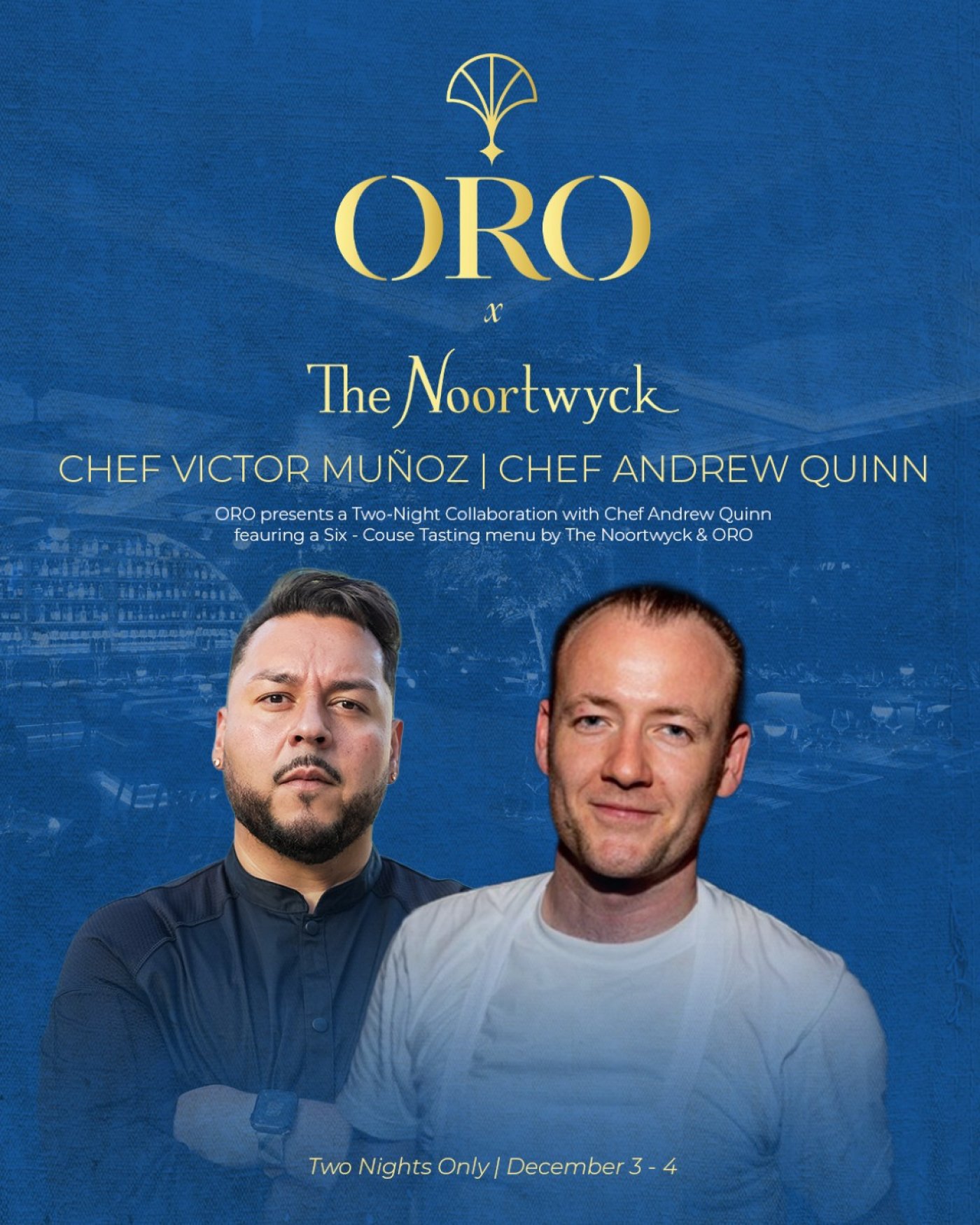 ORO x The Noortwyck - Chef Dinner, 4 December | Event in Miami Beach | AllEvents