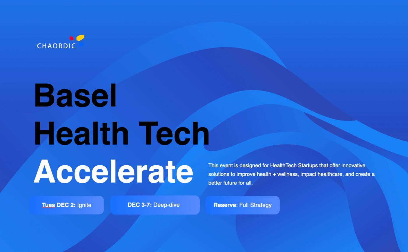 Basel HealthTech Accelerate 2025, 2 December | Event in Basel | AllEvents