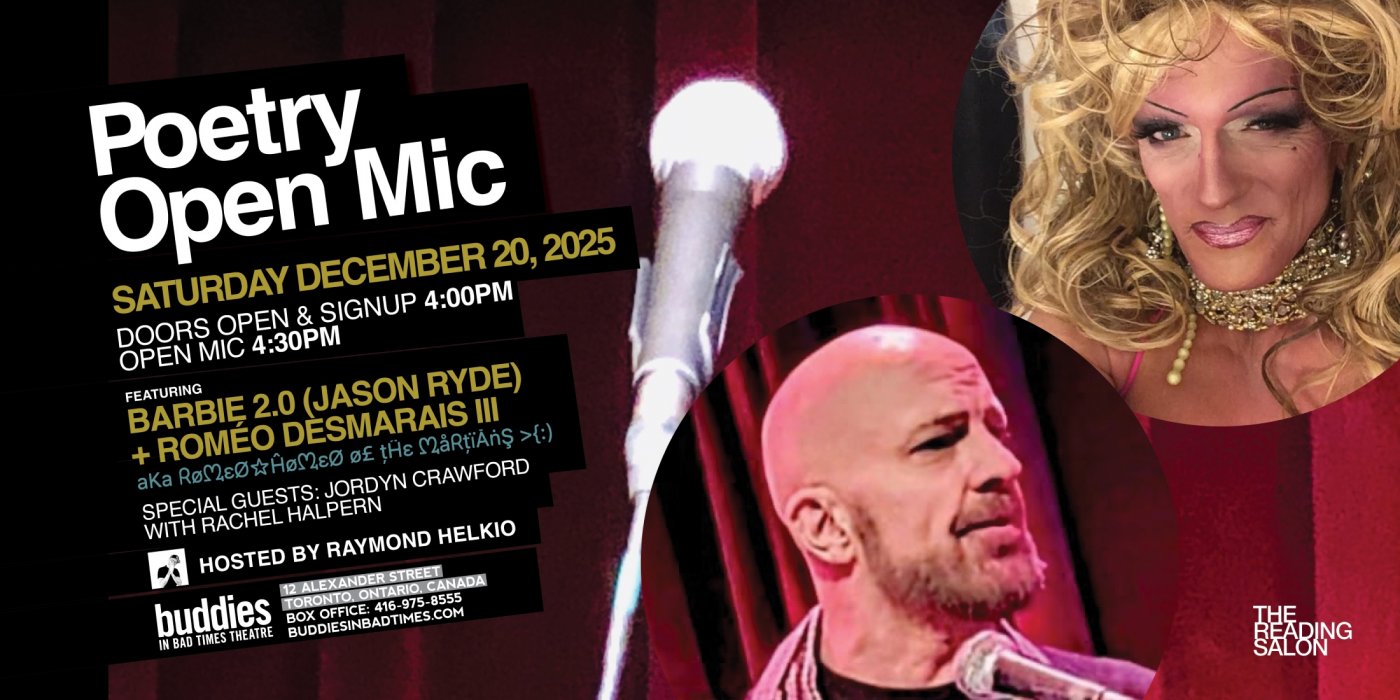 Poetry Open Mic, 20 December | Event in Toronto | AllEvents
