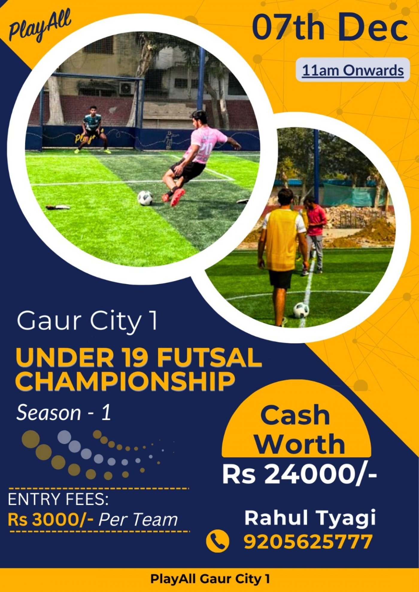 Delhi NCR U19 Futsal Championship Season - 01, 7 December | Event in Greater Noida | AllEvents