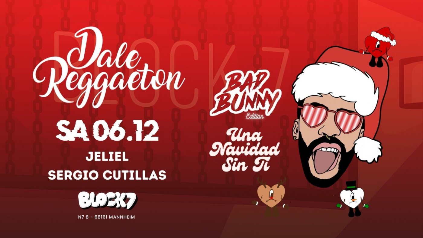 Dale Reggaeton "Bad Bunny Edition" x Block7 Mannheim / Sa 06.12.25, 6 December | Event in Mannheim