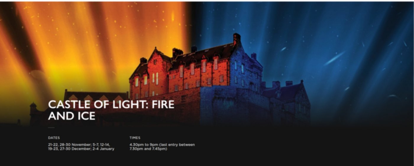 Castle of Light: Fire and Ice 2025 | Event in Edinburgh | AllEvents