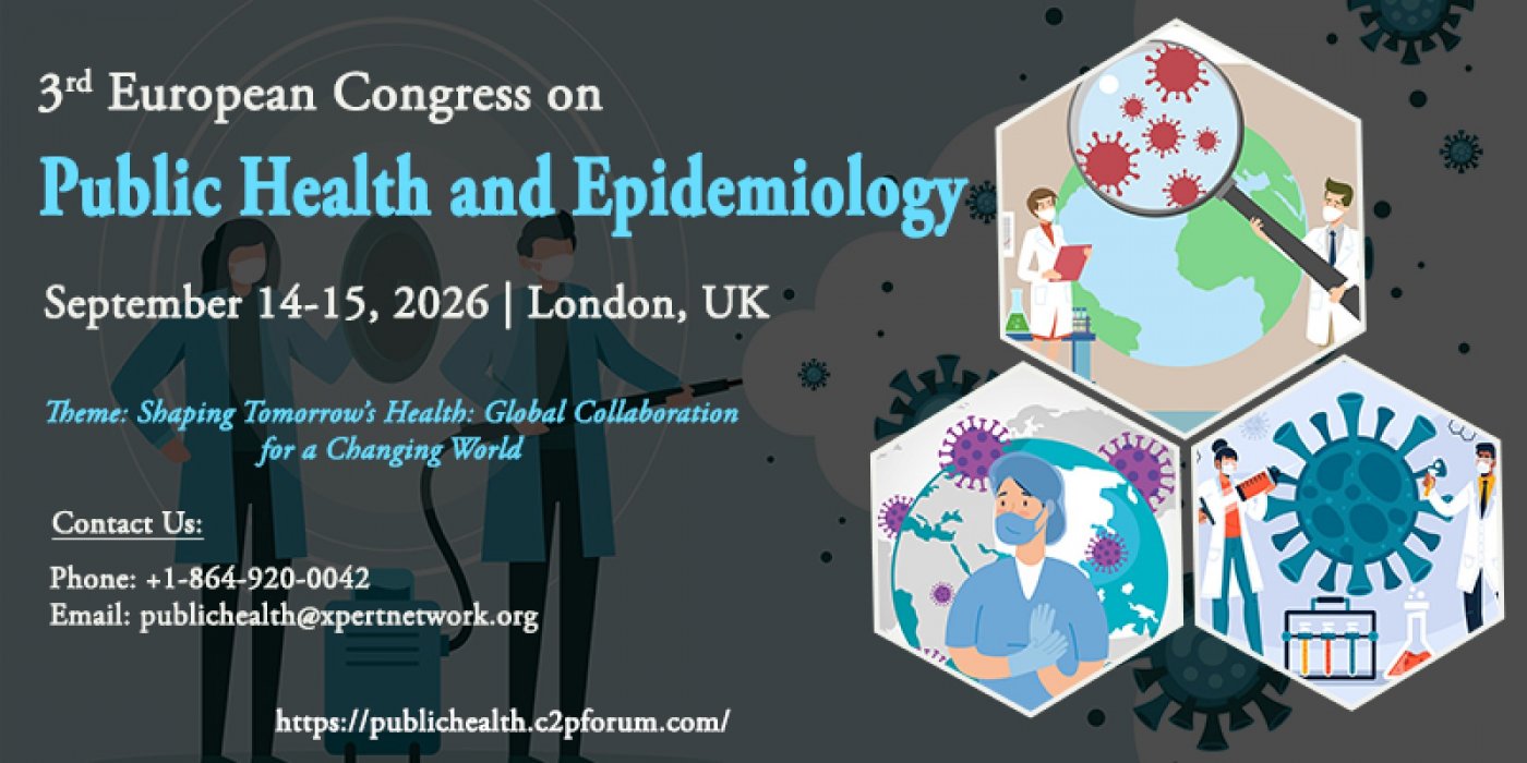 3rd European Congress on Public Health and Epidemiology, 14 September | Event in London | AllEvents